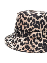 Load image into Gallery viewer, BUCKET HAT RECYCLED TECH FABRIC LEOPARD
