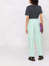Load image into Gallery viewer, PANTS STRIPE COTTON KELLY GREEN