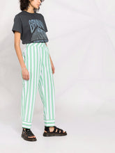 Load image into Gallery viewer, PANTS STRIPE COTTON KELLY GREEN