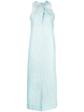 Load image into Gallery viewer, TWIST DRESS COTTON POPLIN CORYDALIS BLUE