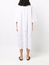 Load image into Gallery viewer, OVERSIZED DRESS BRODERIE ANGLAISE BRIGHT WHITE