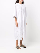 Load image into Gallery viewer, OVERSIZED DRESS BRODERIE ANGLAISE BRIGHT WHITE
