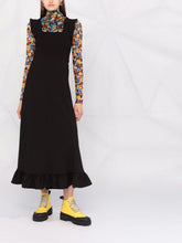 Load image into Gallery viewer, MAXI DRESS HEAVY CREPE BLACK