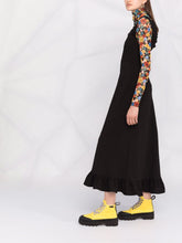 Load image into Gallery viewer, MAXI DRESS HEAVY CREPE BLACK