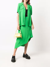 Load image into Gallery viewer, SKIRT RIPSTOP KELLY VISCOSE GREEN