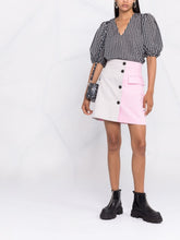 Load image into Gallery viewer, BLOUSE SEERSUCKER CHECK BLACK