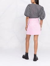 Load image into Gallery viewer, BLOUSE SEERSUCKER CHECK BLACK