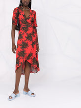 Load image into Gallery viewer, WRAP DRESS HIGH RISK RED