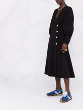 Load image into Gallery viewer, WRAP DRESS SUITING BLACK