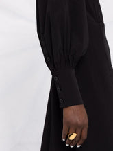 Load image into Gallery viewer, WRAP DRESS SUITING BLACK