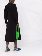 Load image into Gallery viewer, WRAP DRESS SUITING BLACK