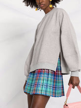 Load image into Gallery viewer, PUFF SLEEVE SWEATSHIRT PALOMA MELANGE