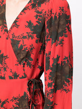 Load image into Gallery viewer, WRAP BLOUSE HIGH RISK RED