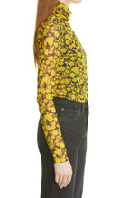 Load image into Gallery viewer, ROLLNECK PRINTED MESH SPECTRA YELLOW
