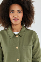 Load image into Gallery viewer, HERITAGE FISHERMAN JACKET MILITARY WOMEN