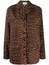 Load image into Gallery viewer, SHIRT PRINTED COTTON POPLIN TOFFEE