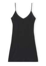 Load image into Gallery viewer, SLIP DRESS RAYON BLACK