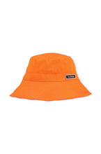 Load image into Gallery viewer, RECYCLED TECH BUCKET HAT SATIN ORANGE
