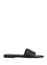 Load image into Gallery viewer, NOA FLAT SANDALS BLACK