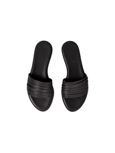Load image into Gallery viewer, NOA FLAT SANDALS BLACK