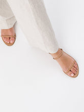 Load image into Gallery viewer, ALEK NAPPA LEATHER SANDAL HAZELNUT