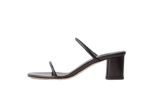 Load image into Gallery viewer, ANNI NAPPA LEATHER SANDAL BLACK