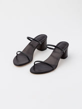Load image into Gallery viewer, ANNI NAPPA LEATHER SANDAL BLACK