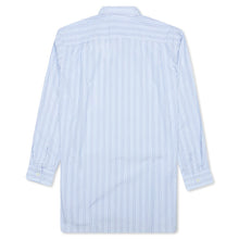 Load image into Gallery viewer, MULTIPLE BLUE STRIPE SHIRT WITH BLACK HEART