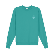 Load image into Gallery viewer, CONRAD HEART LOGO CREWNECK LAKE BLUE