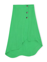 Load image into Gallery viewer, SKIRT RIPSTOP KELLY VISCOSE GREEN