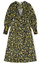 Load image into Gallery viewer, DRESS SATIN BLACK