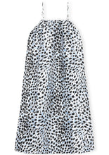 Load image into Gallery viewer, STRAP DRESS CRISPY JACQUARD EGRET