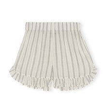 Load image into Gallery viewer, LIGHT STRIPE SHORTS VISCOSE ORGANIC COTTON EGRET