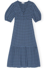 Load image into Gallery viewer, STRETCH SEERSUCKER SMOCK DRESS