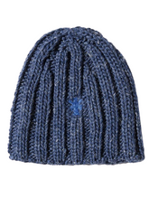 Load image into Gallery viewer, BEANIE ESTATE BLUE WOOL AND LINEN
