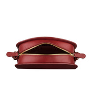 Load image into Gallery viewer, HALF MOON BAG DARK RED