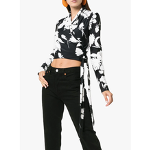Load image into Gallery viewer, ALAMEDA FLORAL PRINT WRAP TOP