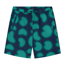 Load image into Gallery viewer, STOLP PRINT NAVY/GREEN SHORTS
