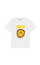 Load image into Gallery viewer, SMILEY FLOWER T-SHIRT BRIGHT WHITE
