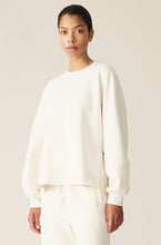 Load image into Gallery viewer, PUFF SLEEVE SWEATSHIRT SOFTWARE EGRET