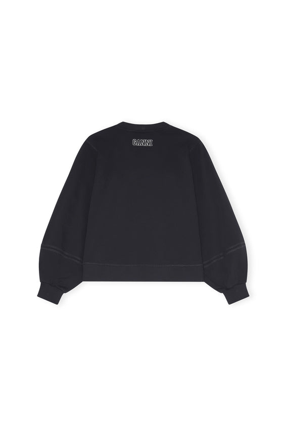 PUFF SLEEVE SWEATSHIRT SOFTWARE BLACK – Maison Mara