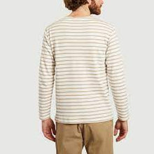 Load image into Gallery viewer, SAILOR T-SHIRT HOUAT WHITE/FLAX BEIGE