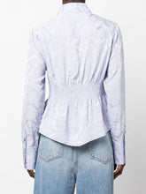 Load image into Gallery viewer, VISCOSE JACQUARD SMOCK SHIRT COSMIC SKY
