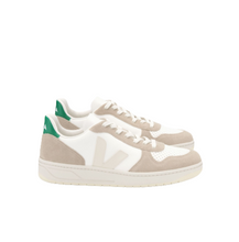 Load image into Gallery viewer, V-10 LEATHER EXTRA WHITE SAHARA EMERAUDE MEN