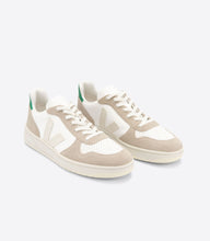 Load image into Gallery viewer, V-10 LEATHER EXTRA WHITE SAHARA EMERAUDE MEN