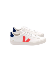 Load image into Gallery viewer, CAMPO CHROMEFREE LEATHER WHITE ORANGE FLUO COBALT WOMEN