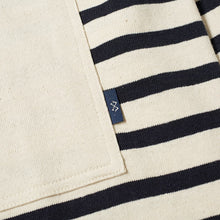 Load image into Gallery viewer, STRIPED MARINIERE OFF WHITE / BLUE