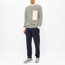 Load image into Gallery viewer, STRIPED MARINIERE OFF WHITE / BLUE