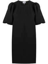 Load image into Gallery viewer, MINI DRESS HEAVY CREPE BLACK