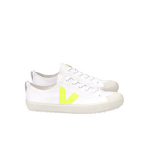 Load image into Gallery viewer, NOVA CANVAS WHITE  FLUO YELLOW WOMEN

